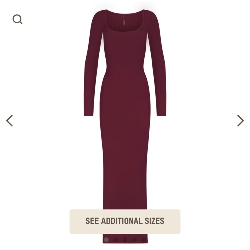 SKIMS SOFT LOUNGE LONG SLEEVE DRESS ( sold out at Nordstrom)